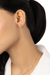 Mini Wish Hoop Earrings